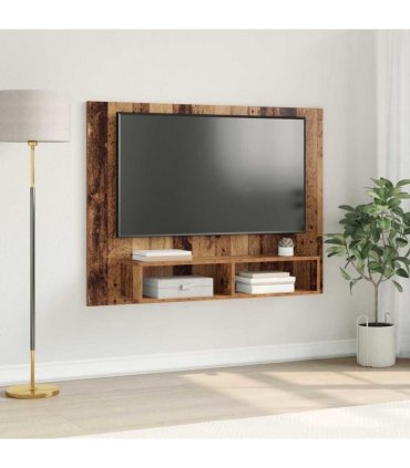 vidaXL TV Cabinet Set Old Wood 120 x 23.5 x 90 cm Engineered Wood