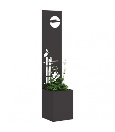 vidaXL Garden Privacy Screen Black 32 x 150 cm Cold-rolled steel