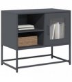 vidaXL TV Cabinet Anthracite 68x39x60.5 cm Steel