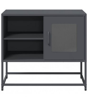 vidaXL TV Cabinet Anthracite 68x39x60.5 cm Steel