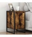 vidaXL Bedside Table 2 pcs Smoke Oak 39.5 x 30 x 50 cm Engineered Wood