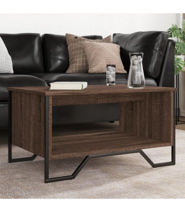 vidaXL Coffee Table Brown Oak 75x51x40 cm Engineered Wood