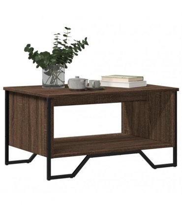 vidaXL Coffee Table Brown Oak 75x51x40 cm Engineered Wood