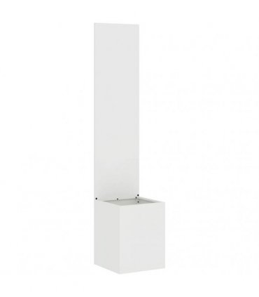 vidaXL Garden Privacy Screen White 32 x 150 cm Cold-rolled steel