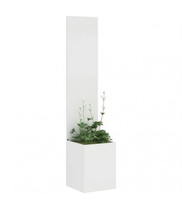 vidaXL Garden Privacy Screen White 32 x 150 cm Cold-rolled steel