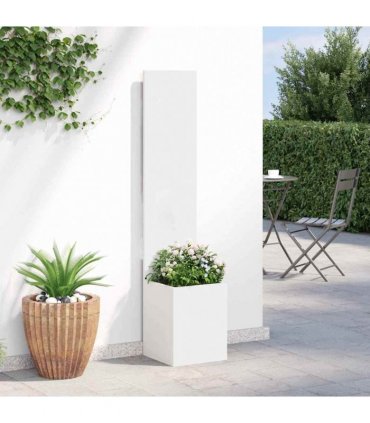 vidaXL Garden Privacy Screen White 32 x 150 cm Cold-rolled steel