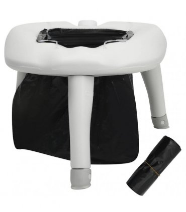 vidaXL Camping Toilet with Bags 200 kg