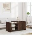 vidaXL Coffee Table Brown oak 100x50x50 cm Engineered Wood