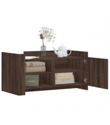 vidaXL Coffee Table Brown oak 100x50x50 cm Engineered Wood