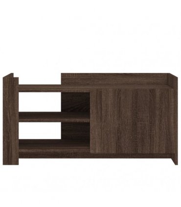 vidaXL Coffee Table Brown oak 100x50x50 cm Engineered Wood