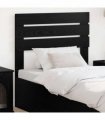 vidaXL Headboard Black Oak Engineered wood
