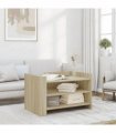 vidaXL Coffee Table Sonoma Oak 80x50x50 cm Engineered Wood