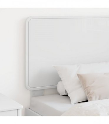 vidaXL Headboard White Engineered wood