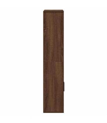 vidaXL Bookcase Brown Oak 60x24x120 cm Engineered Wood