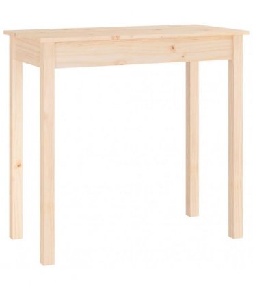 vidaXL Console Table 80x40x75 cm Solid Wood Pine