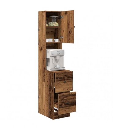 vidaXL Kitchen Sideboard with Drawer Old Wood 32 x 50 x 180 cm