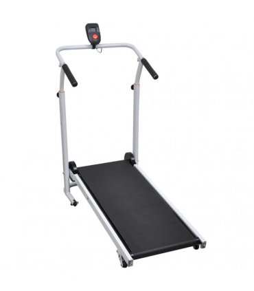 vidaXL Mini Treadmill Folding 93 x 36 cm Black