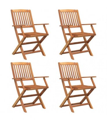 vidaXL 5 Piece Garden Dining Set Solid Wood Acacia