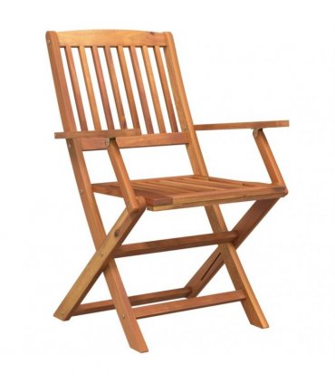 vidaXL 5 Piece Garden Dining Set Solid Wood Acacia