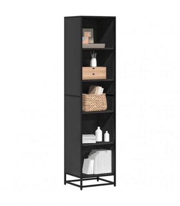 vidaXL Book Cabinet Black 40x35x170.5 cm Engineered Wood