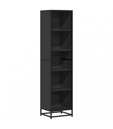 vidaXL Book Cabinet Black 40x35x170.5 cm Engineered Wood