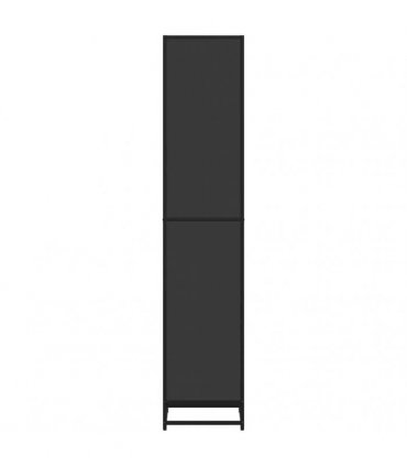vidaXL Book Cabinet Black 40x35x170.5 cm Engineered Wood