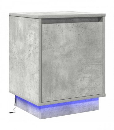 vidaXL Bedside Cabinet Concrete Grey 39 x 34.5 x 50 cm Engineered wood