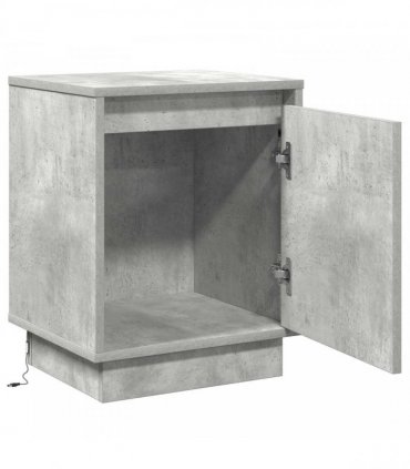 vidaXL Bedside Cabinet Concrete Grey 39 x 34.5 x 50 cm Engineered wood