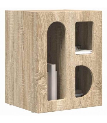 vidaXL Bedside Table ELST 2 pcs Sonoma Oak 40 x 35 x 50 cm
