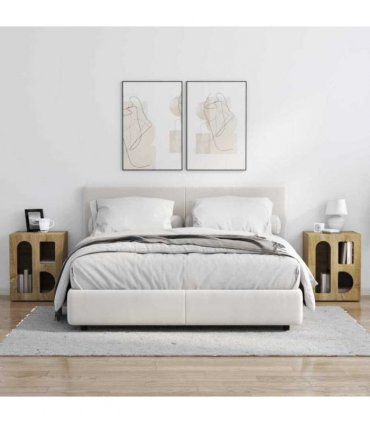 vidaXL Bedside Table ELST 2 pcs Sonoma Oak 40 x 35 x 50 cm