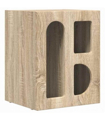 vidaXL Bedside Table ELST 2 pcs Sonoma Oak 40 x 35 x 50 cm