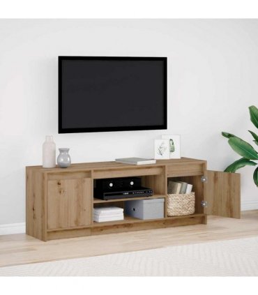 vidaXL TV Units Brown 139.5 x 34 x 50 cm Engineered wood