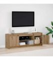 vidaXL TV Units Brown 139.5 x 34 x 50 cm Engineered wood