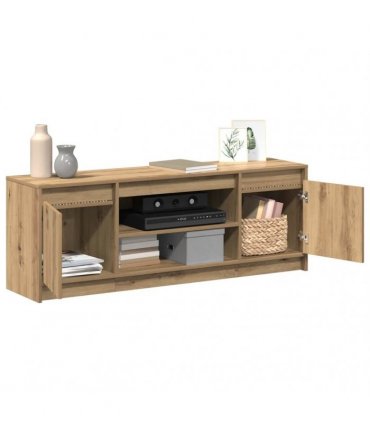 vidaXL TV Units Brown 139.5 x 34 x 50 cm Engineered wood