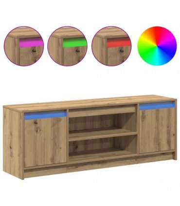vidaXL TV Units Brown 139.5 x 34 x 50 cm Engineered wood