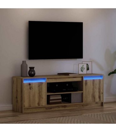 vidaXL TV Units Brown 139.5 x 34 x 50 cm Engineered wood
