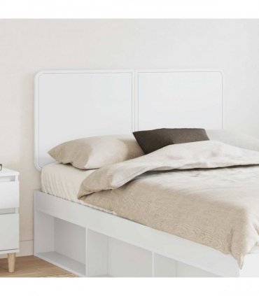 vidaXL Headboard White Engineered wood