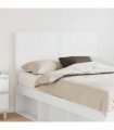 vidaXL Headboard White Engineered wood