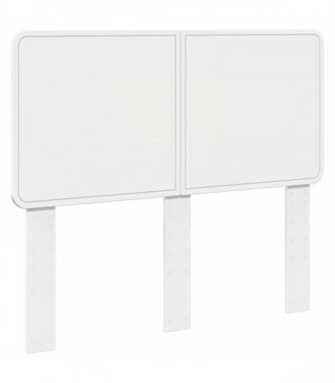 vidaXL Headboard White Engineered wood