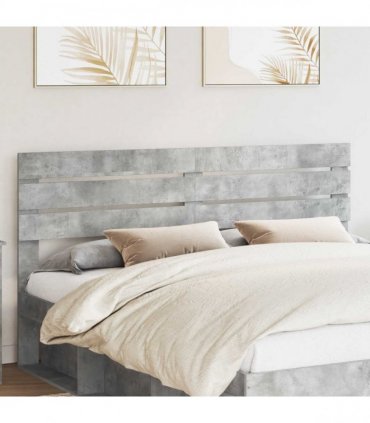 vidaXL Headboard Concrete Grey Engineered wood