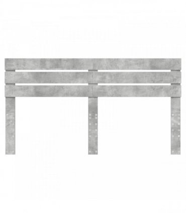 vidaXL Headboard Concrete Grey Engineered wood