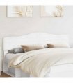 vidaXL Headboard White Engineered wood