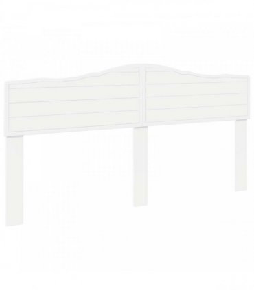 vidaXL Headboard White Engineered wood