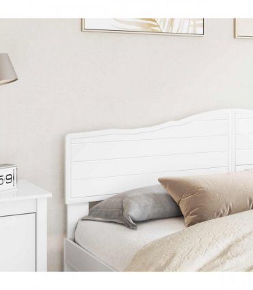 vidaXL Headboard White Engineered wood