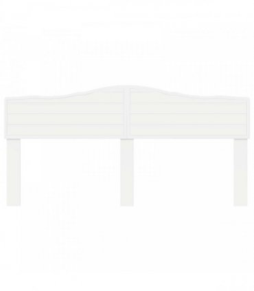 vidaXL Headboard White Engineered wood