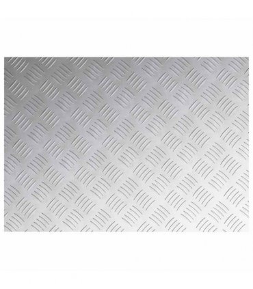 vidaXL Stair Tread Rectangular 2 pcs Silver 70 x 50 cm Aluminium