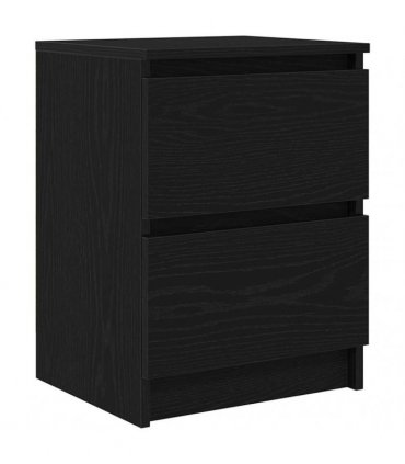 vidaXL TV Cabinet Black 40x35x54 cm Engineered Wood