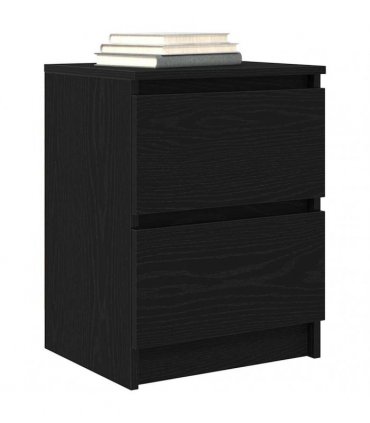 vidaXL TV Cabinet Black 40x35x54 cm Engineered Wood