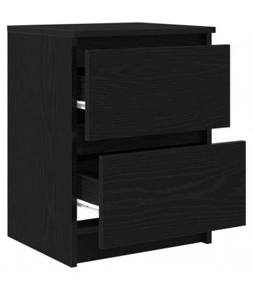 vidaXL TV Cabinet Black 40x35x54 cm Engineered Wood