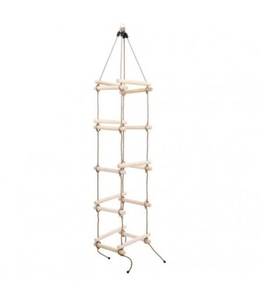 vidaXL Kids Rope Ladder 200 cm Wood